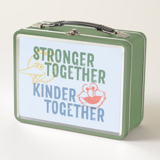 より強く一緒に親密になる メタルランチボックス (正面)