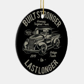 より強く長持ち |米国で最も強いトラック セラミックオーナメント (右)