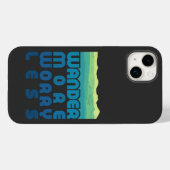 より心配なし/青のグラデーションのケース – メイトiP Case-Mate iPhoneケース (裏面 (横))