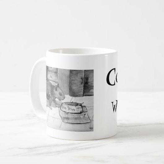 …より悪いがあることができます コーヒーマグカップ (正面左)