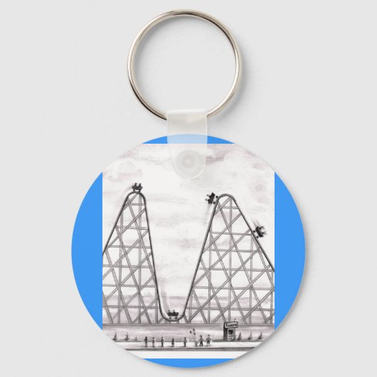 より悪いローラーコースター キーホルダー (正面)