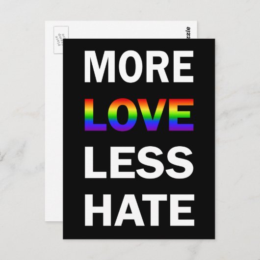 より愛の少ないヘイトはがき ポストカード (正面/裏面)
