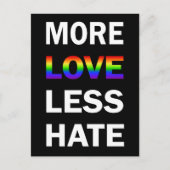 より愛の少ないヘイトはがき ポストカード (正面)