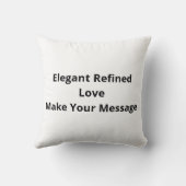 より愛らしくエレガントな愛のデザイン クッション (裏面)