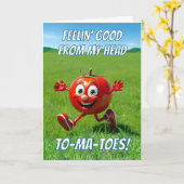 より感じも早くトマトプリン漫画 カード (黄色い花)