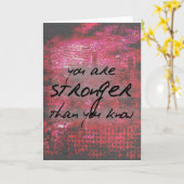 より感動的な強い引用文を知っています カード (黄色い花)