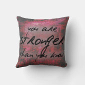 より感動的な強い引用文を知っています クッション (裏面)