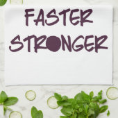 より懸命により強いトレーニングの体育館をより速くよくして下さい キッチンタオル (折り畳み)