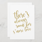 より手頃なサインの余地は常にあります 招待状 (正面/裏面)