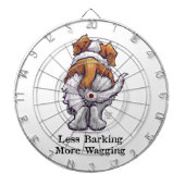 より振るより少ない吠えること、 ダーツボード (正面)