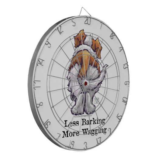 より振るより少ない吠えること、 ダーツボード (正面左)