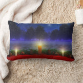 より明るいビジョンのクリスマス ピロー (ブランケット)