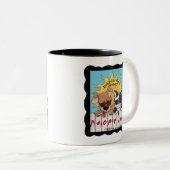 より明るい日の先行 ツートーンマグカップ (正面右)