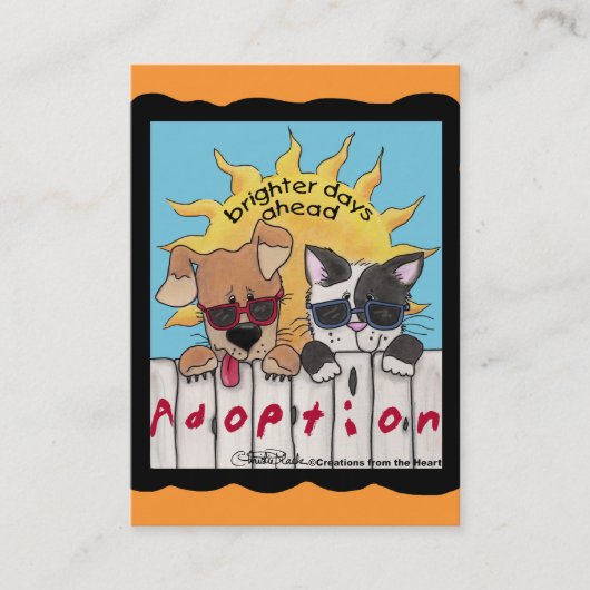 より明るい日の先行 名刺 (正面)