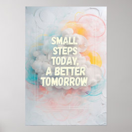 より明るい未来への毎日のインスピレーション ポスター