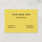 より明るい黄色のレモンを見ているレモンの実 名刺 (裏面)