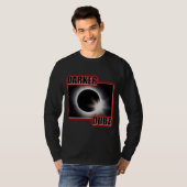 より暗いDUBZ赤いDubstepのダビング Tシャツ (正面フル)