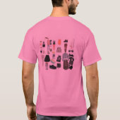 より柔らかいグランジのために後を追って下さい Tシャツ (裏面)