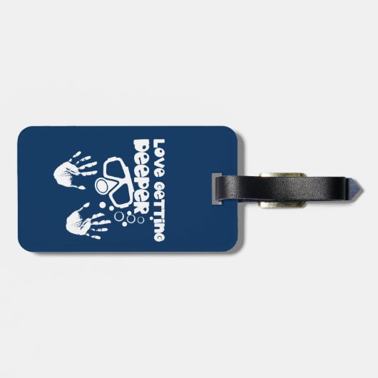 より深くなる愛(スキューバダイビング) ラゲッジタグ (裏面横)