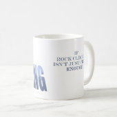 より滑り易いただ上る石のような氷の登山、 コーヒーマグカップ (正面右)