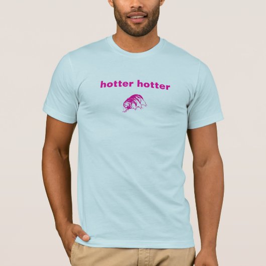 より熱い衣類を震えて下さい Tシャツ (正面)