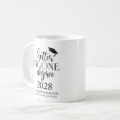 より熱い1度 | 卒業 コーヒーマグカップ (正面左)