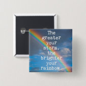 より素晴らしいのあなたの嵐の引用文 缶バッジ (正面&裏面)