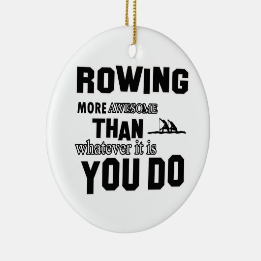 より素晴らしいの漕艇 セラミックオーナメント (右)