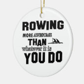 より素晴らしいの漕艇 セラミックオーナメント (左)