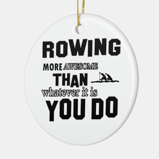 より素晴らしいの漕艇 セラミックオーナメント (左)