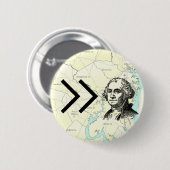 、より素晴らしいより素晴らしい、ワシントン州ボタン 缶バッジ (正面&裏面)