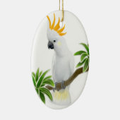 より素晴らしいシトロンのオウムのオーナメント セラミックオーナメント (右)