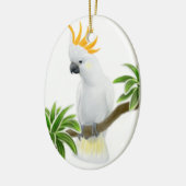 より素晴らしいシトロンのオウムのオーナメント セラミックオーナメント (左)