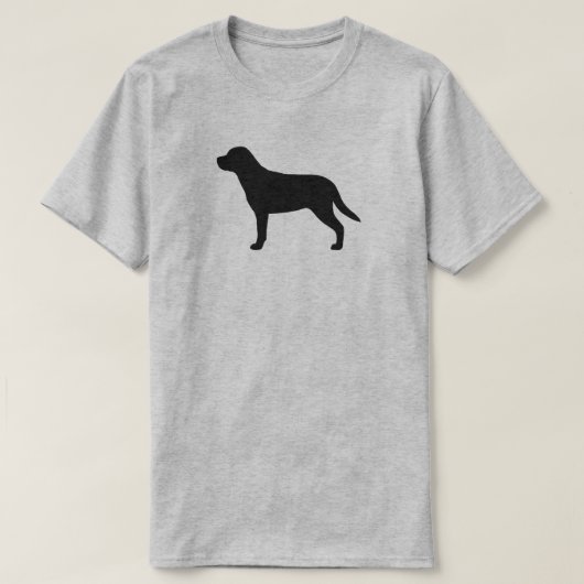 より素晴らしいスイス山犬のシルエット Tシャツ (デザイン正面)