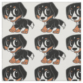 より素晴らしいスイス山犬の漫画 ファブリック (見本)