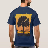 より素晴らしい何もありません Tシャツ (裏面)