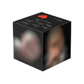 より素晴らしい喜びで私のハートを満たしました フォトキューブ (裏面アングル)