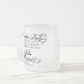 より素晴らしい愛カスタムのマグ フロストグラスマグカップ (正面左)