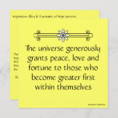 より素晴らしい最初の会議の招待状はなります 招待状 (正面/裏面)