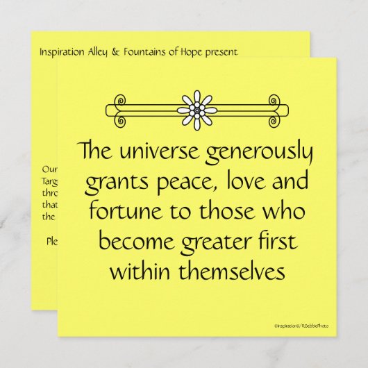 より素晴らしい最初の会議の招待状はなります 招待状 (正面/裏面)