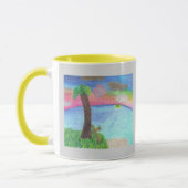 より素晴らしい海岸の感動的なマグ マグカップ (左)