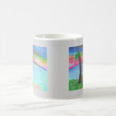 より素晴らしい海岸の感動的なマグ マグカップ (中央)