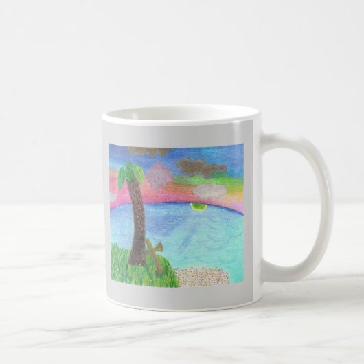 より素晴らしい海岸の感動的なマグ マグカップ (右)