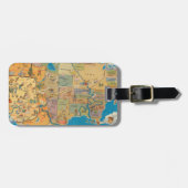 "より素晴らしい! "ロサンゼルスおよび米国 ラゲッジタグ (正面横)