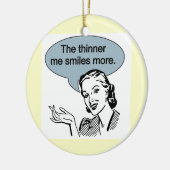 より細いMeスマイル セラミックオーナメント (左)