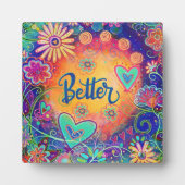 より良いお洒落フローラ吸光度プラーク フォトプラーク (正面)