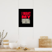 より良いオフ死んだ引用文私は私の2ドルが欲しい ポスター (キッチン)