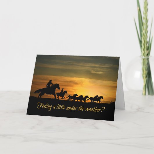 より良いカウボー感じイ乗りカード カード (正面)