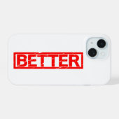 より良いスタンプ iPhone 15ケース (裏面横)