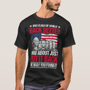 より良いタンクトップを構築する代わりに Tシャツ